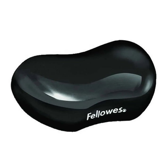 Fellowes Reposamuñecas Gel Crystal Negro